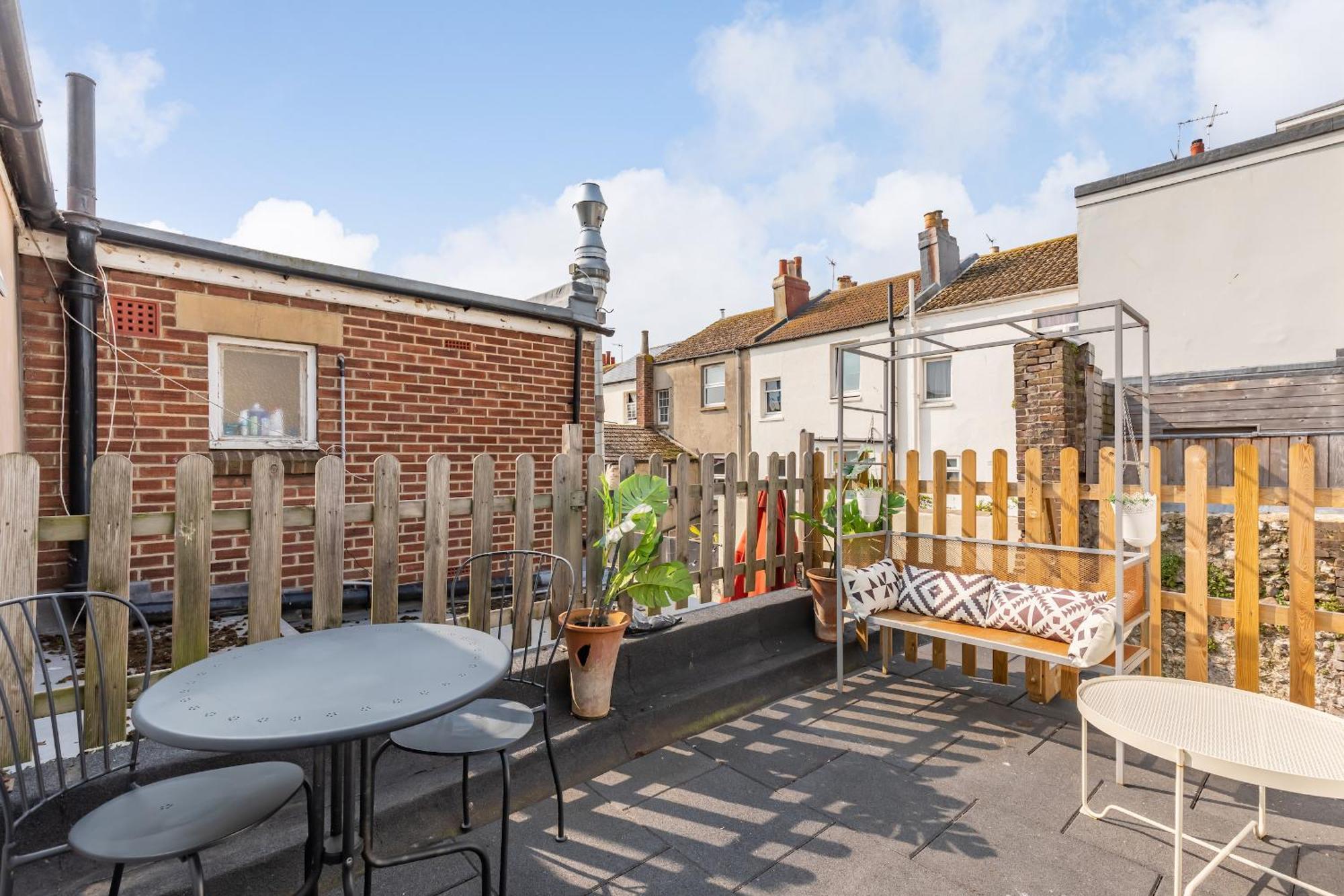 Trendy Central 1 Bed Flat With Roof Terrace Brighton Exterior foto